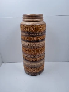 Westdeutsche 70er Jahre Scheurich Keramik Studiokeramik Bodenvase (289-41) 41 cm - Bild 1 von 7