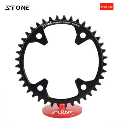 Plato STONE BCD 123mm para Campagnolo Gravel Ekar 1x13 C13 Cadena Estrecha Ancha Foto 1 de 4
