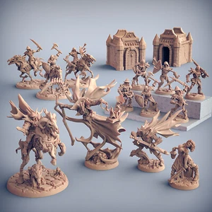 Artisan Guild Miniature D&D/wargames Oldburg Fallen Ones in resina 3d print - Imagen 1 de 17