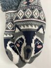 Joyspun Slipper Sock Fuzzy Sherpa Fleece Lined Knit Gripper Sole 4-10 Choose 1