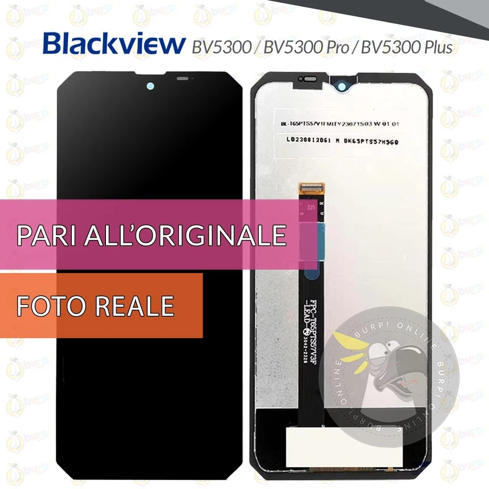 DISPLAY BLACKVIEW BV5300 / BV5300 PRO / BV5300 PLUS SCHERMO LCD PARI ORIGINALE