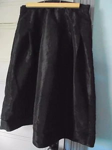NABI Size M Fancy BLACK lined SKIRT NWOT $50 New Waist 29" - Picture 1 of 5