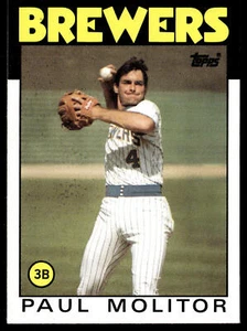 Paul Molitor 1986 Topps #267 Milwaukee Brewers - Picture 1 of 2