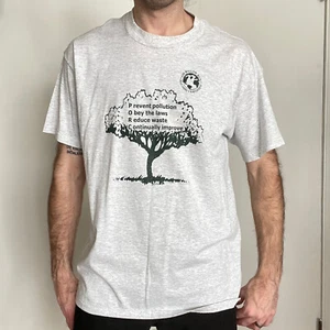 VTG 90s GM General Motors Willow Run Single Stitch T Shirt XL USA Platinum Plus - Picture 1 of 6