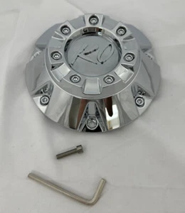 KO WHEELS ANACONDA 840 CHROME WHEEL RIM CENTER CAP 773 S1104-06 773 S1104-04 - Picture 1 of 5