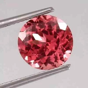 Padparadscha Saphir Rundschliff 14-18 Kt Natur Selten Ceylon Lose Edelstein - Bild 1 von 4