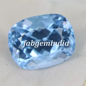 Cojín de piedras preciosas sueltas de corte brillante natural Jeremejevite certificado de 7 quilates - Imagen 1 de 5