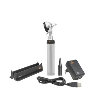 HEINE BETA 400 LED F.O. otoscope with rechargeable handle in hard case - Picture 1 of 3