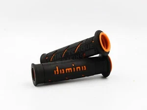 Domino Black and Orange XM2 Super Soft Handlebar Grips to fit Aprilia Bikes - Picture 1 of 1