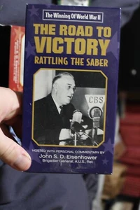 The Road To Victory: Rattling The Saber (VHS, 1995) John S.D. Eisenhower - Picture 1 of 3