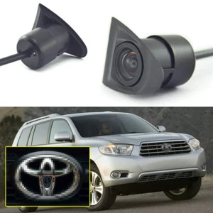 Front View Camera Logo Embedded 170° Full HD CCD for Toyota Highlander 2008-2010 - Picture 1 of 7