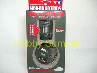 Tamiya 1/16 BATTLE SYSTEM  R/C Tank Sherman  King Tiger Leopard 2A6  Abram 53447 - Image 1 of 3