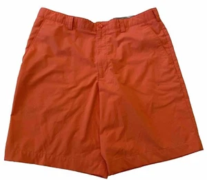 Cutter & Buck CB Drytec LUXE Shorts Mens Sz 34 Golf Shorts Flat Front Coral READ - Picture 1 of 7