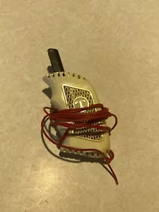 Tyco Slot Car Track: Vintage Plunger-Type Remote Controller (White) - Picture 1 of 2