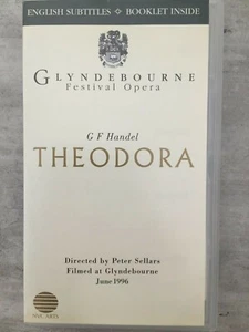 HÄNDEL: Theodora - Upshaw/Croft - Christie (UK VHS Video Warner 0630-15481-3/NM) - Bild 1 von 2
