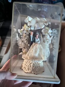 Vintage 1950’s Wedding Cake Topper Always In Case After Wedding - Picture 1 of 3
