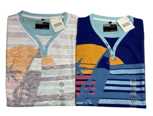 Herren Urban District Angelo Litrico Hot Tropic kurzärmlig V-Ausschnitt T-Shirt - Bild 1 von 13