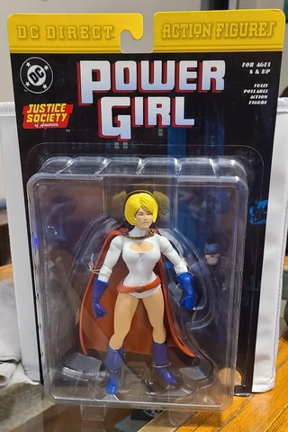 DC Direct Justice Society Of America Power Girl Action Figure Cover