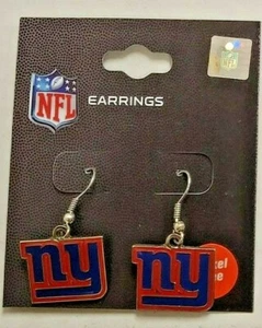 NFL New York Giants Team Earrings, NEW (Logo) - Picture 1 of 1