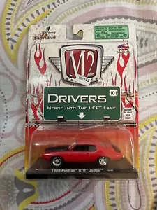 M2 Machines Drivers 1969 Pontiac GTO Judge 10-06 escala 1:64 - Imagen 1 de 2
