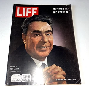 LIFE Magazine October 23, 1964 Russia's new leader Leonid Brezhnev - Picture 1 of 4