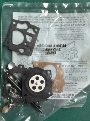 Kit de carburador de motosierra Mcculloch 300781 820 Foto 1 de 3