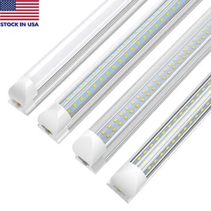 2FT~8FT T8 4 FOOT LED Tube Light Bulb 8 FT LED Shop Light Fixture 5000K~6500K - Picture 1 of 31