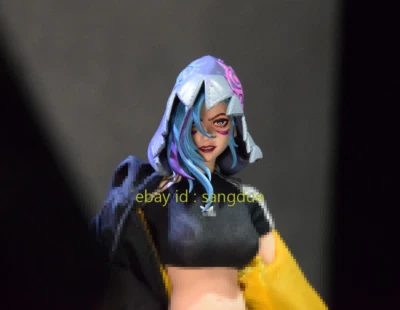 Customized Painted 1/12 Jinx Arcane：League of Legends Head (Excluding platform) - Image 1 of 4