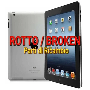 APPLE IPAD 4 A1460 WIFI + LTE ROTTO PER PARTI DA RIPARARE VINTAGE - Foto 1 di 1