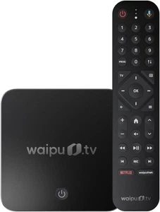 waipu.tv Box | Streaming-Mediaplayer | 4K Ultra HD | HDR10+ | Schwarz | SEHR GUT - Bild 1 von 4