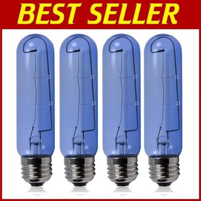 Energy-Efficient A15 Blue Glass LED Bulbs - 4 Pack for Sub-Zero Refrigerators - Image 1 of 4