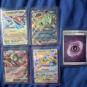 Pokemon Juego de Cartas Coleccionables Evoluciones Prismáticas Paquete de 5 Cartas Exs - Imagen 1 de 1