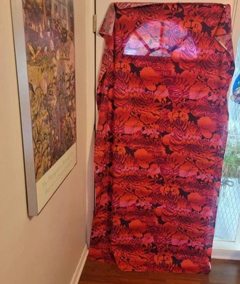 Hoffman California Fabrics Design Material 81 x 44 Tropical Geometric NWOT - Image 1 of 4