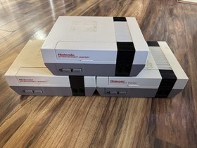 Lot of 3 Nintendo Entertainment Consoles - Not Tested - As Is For Parts/Repair