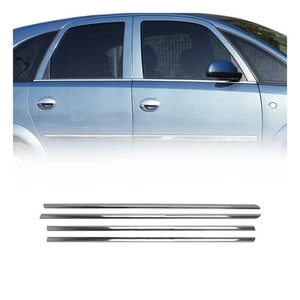 Fensterleisten Zierleisten für Opel Meriva 2002-2010 Edelstahl Chrom 4tlg - Bild 1 von 10