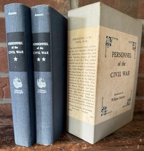 PERSONNEL OF THE CIVIL WAR Wm Frayne Amann (Ed.) 2 Vol. In Slipcase VG++ Cond.! - Picture 1 of 5