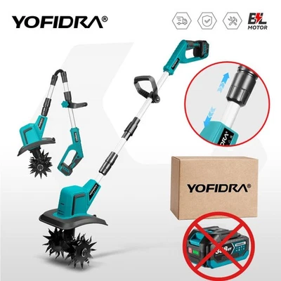 Für Makita 18V Akku Bodenhacke Bürstenlos Gartenfräse Motorhacke Elektro Tiller - Bild 1 von 4