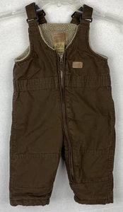 Schmidt Ropa de Trabajo Niños Mono Baberos Talla Infantil 18 Meses Marrón Sherpa Correas Ajustables - Imagen 1 de 10