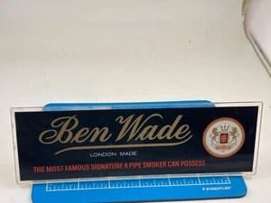 Judd's Nice Vintage Ben Wade Plastic Counter Sign 8" - Picture 1 of 2