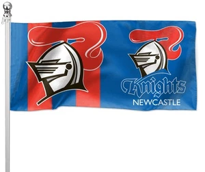NRL Newcastle Knights Pole Flag LARGE 1800x900mm Licensed (Pole not included) - Picture 1 of 1
