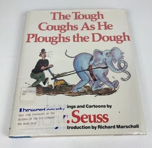 Dr. Seuss The Tough Coughs As He Ploughs the Dough 1st Edition Hardcover w/ DJ - Foto 1 di 10
