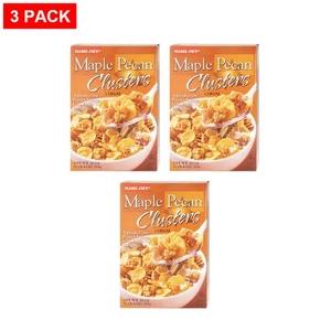 Trader Joe’s Maple Pecan Clusters Cereal 20 Oz - Pack of 3 - Picture 1 of 3