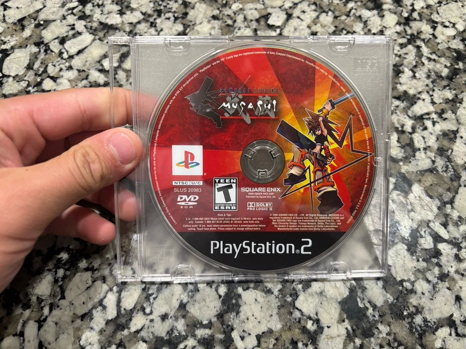 Musashi Samurai Legend (PlayStation 2, 2005, PS2) Disc Only - Tested & Working - Image 1 of 1