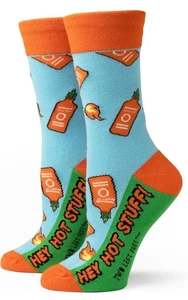 Hey Hot Stuff Two Left Feet Sock Co Big Feet W 10-12,5 M8,5-13 calze salsa calda - Foto 1 di 7