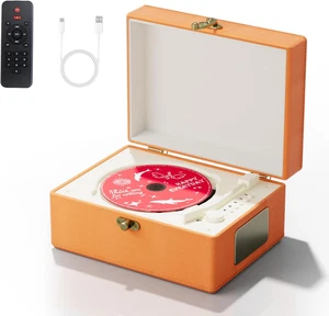 Time Music Box Reproductor de CD con Altavoces; Transmisor Bluetooth; Regalo Festival; BG - Imagen 1 de 12