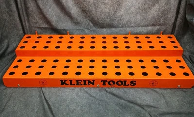 Vintage Klein Tools Pegboard Tool Holder Advertising - Image 1 of 4