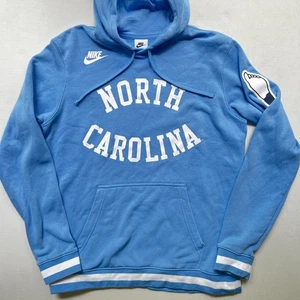 North Carolina Hoodie Herren M Blau Jordan Tar Heels Pullover Sweatshirt DJ8338 - Bild 1 von 9