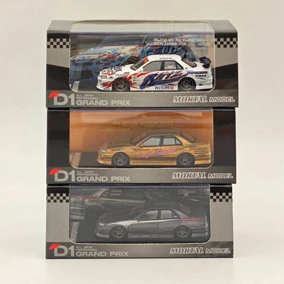 MORTAL SKYLINE ER34 URAS K5-660R MJ STYLE Drift Car Diecast Toys Model Gift 1:64 - Image 1 of 4