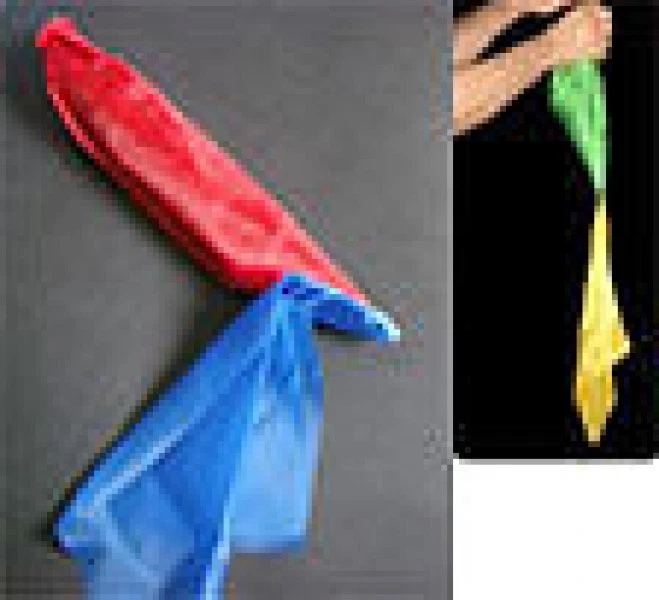 Due foulard cambia colore giochi di prestigio,trucchi magia,cilindromagico