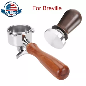 Per Breville BES840XL RM-BES870XL 54mm Portafiltro 2 Beccucci 53mm Tamper Caffè - Foto 1 di 16